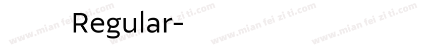 鸭嘴兽 Regular字体转换